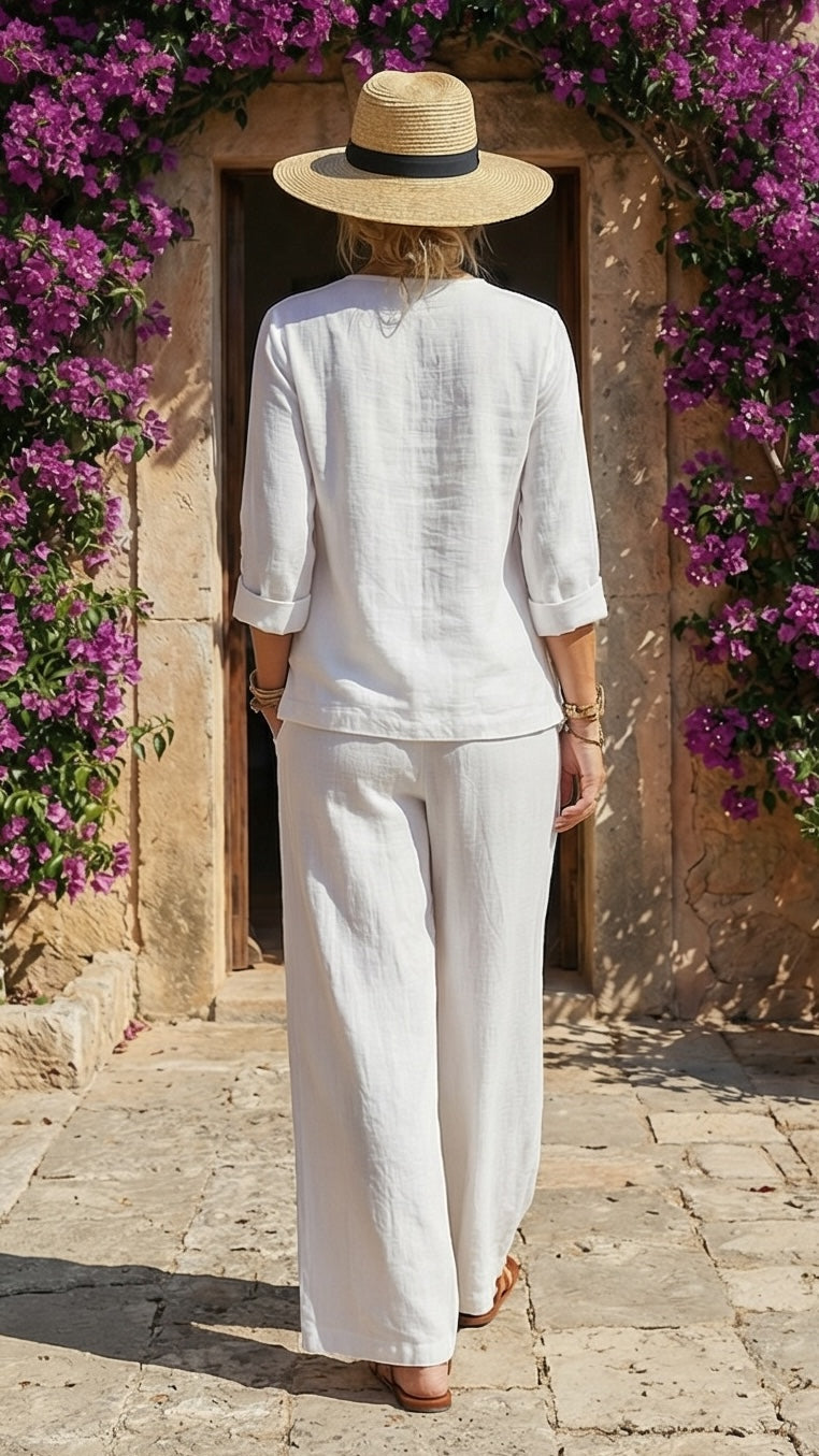 Conjunto Flor Blanca